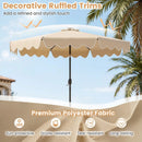 10 Ft Solar Patio Umbrella with LED Lights by LJGDeals