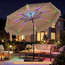 10 Ft Solar Patio Umbrella with LED Lights by DirectDeals