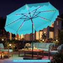 10 Ft Solar Patio Umbrella with LED Lights by LJGDeals