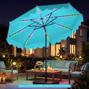10 Ft Solar Patio Umbrella with LED Lights by DirectDeals