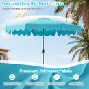 10 Ft Solar Patio Umbrella with LED Lights by DirectDeals