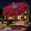 10 Ft Solar Patio Umbrella with LED Lights by LJGDeals