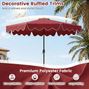10 Ft Solar Patio Umbrella with LED Lights by DirectDeals