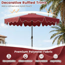 10 Ft Solar Patio Umbrella with LED Lights by LJGDeals