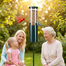 10 LBS Large Capacity Squirrel Proof Bird Feeder with Pole Mount and Baffle by LJGDeals