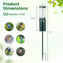 10 LBS Large Capacity Squirrel Proof Bird Feeder with Pole Mount and Baffle by LJGDeals