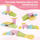 10-Piece Foam Climbing Toys for Toddlers Soft Foam PU Leather Building Blocks by LJGDeals