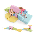 10-Piece Foam Climbing Toys for Toddlers Soft Foam PU Leather Building Blocks by LJGDeals