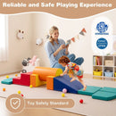 10-Piece Foam Climbing Toys for Toddlers Soft Foam PU Leather Building Blocks by LJGDeals