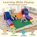 10-Piece Foam Climbing Blocks Soft PU Leather Play Gym Lightweight Baby Climber Structures-Multicolor by LJGDeals