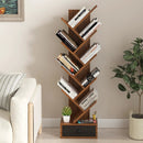 10-Tier Tree Bookshelf with Drawer and Anti-Tipping Kit by LJGDeals
