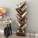 10-Tier Tree Bookshelf with Drawer and Anti-Tipping Kit by LJGDeals