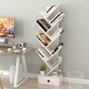 10-Tier Tree Bookshelf with Drawer and Anti-Tipping Kit by LJGDeals