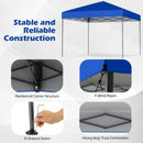 10 X 10 Feet Pop up Canopy Tent with Portable Carrying Bag and 8 Stakes by LJGDeals