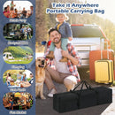10 X 10 Feet Pop up Canopy Tent with Portable Carrying Bag and 8 Stakes by LJGDeals