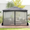 10 X 12 FT Patio Gazebo with Netting Walls with 4 Sandbags by LJGDeals