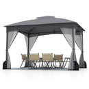 10 X 12 FT Patio Gazebo with Netting Walls with 4 Sandbags by LJGDeals