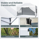 10 X 14 FT Pop up Canopy Tent Outdoor Patio Commercial Sunshade Shelter-White