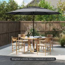 10 ft 3-tier Vented Patio Umbrella with Push Button Tilt by LJGDeals