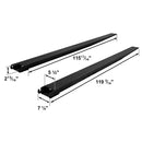 Greatbear 10ft Forklift Extensions 6” Wide Forks, 6600lbs Capacity (Pair)