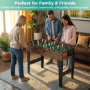 10-in-1 Combo Game Table Set 50inch Multi-Game Table with Foosball-Brown by LJGDeals