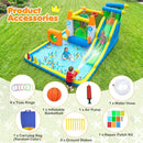 10-in-1 Inflatable Bounce House with Water Slide and Ball Pit by LJGDeals