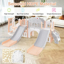 10-in-1 Toddler Slide and Swing Set with Double Slides and Tunnel by LJGDeals