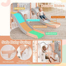 10-in-1 Toddler Slide and Swing Set with Double Slides and Tunnel by LJGDeals