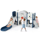 10 in 1 Toddler Slide Set Kids Slide and Climber Playset Indoor Playground by LJGDeals