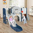 10 in 1 Toddler Slide Set Kids Slide and Climber Playset Indoor Playground by LJGDeals
