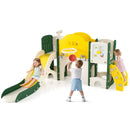 10 in 1 Toddler Slide Set Kids Slide and Climber Playset Indoor Playground by LJGDeals