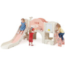 10 in 1 Toddler Slide Set Kids Slide and Climber Playset Indoor Playground by LJGDeals