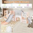 10-in-1 Toddler Swing and Slide Set Climber Playset with Basketball Hoop by LJGDeals
