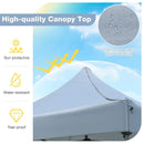 10 x 10 FT Outdoor Pop up Canopy Tent Easy Setup Gazebo Shelter with Wheeled Bag by LJGDeals
