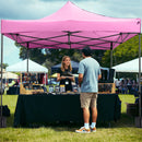 10 x 10 FT Outdoor Pop up Canopy Tent Easy Setup Gazebo Shelter with Wheeled Bag by LJGDeals