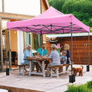10 x 10 FT Outdoor Pop up Canopy Tent Easy Setup Gazebo Shelter with Wheeled Bag