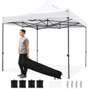 10 x 10 FT Outdoor Pop up Canopy Tent Easy Setup Gazebo Shelter with Wheeled Bag by LJGDeals