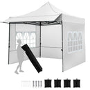 10 x 10 FT Pop up Canopy Tent with Sidewalls and Awning for Party Picnic Event by LJGDeals