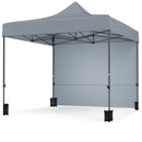 10 x 10 FT Pop up Canopy Tent with 4 Removable Sidewalls and Wheeled Bag