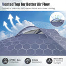 10 x 10 FT Pop up Canopy Tent with Sidewall 6 Pockets Instant Setup Commercial Gazebo by DirectDeals