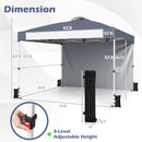 10x10 Pop-Up Canopy Tent with Roller Bag and Adjustable Height by LJGDeals