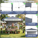 10x10 Pop-Up Canopy Tent with Roller Bag and Adjustable Height by LJGDeals