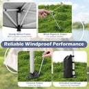 10x10 Pop-Up Canopy Tent with Roller Bag and Adjustable Height by LJGDeals