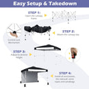 10x10 Pop-Up Canopy Tent with Roller Bag and Adjustable Height by DirectDeals
