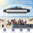 10x10 Pop-Up Canopy Tent with Roller Bag and Adjustable Height by LJGDeals