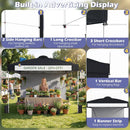 10x10 Pop-Up Canopy Tent with Roller Bag and Adjustable Height by LJGDeals