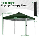 10 x 10 Feet Outdoor Commercial Pop up Canopy Tent by LJGDeals