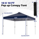 10 x 10 Feet Outdoor Commercial Pop up Canopy Tent by LJGDeals