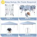 10 x 10 Feet Pop up Canopy Tent with Carrying Bag and 4 Sandbags by LJGDeals