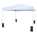 10 x 10 Feet Pop up Canopy Tent with Carrying Bag and 4 Sandbags by LJGDeals